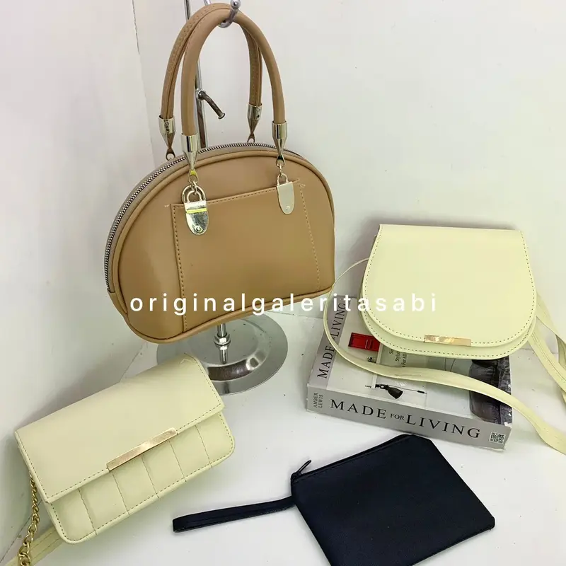 100RB isi banyak versi Tas Selempang Wanita CAHYA Hitam 3