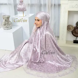 Calvin~Mukena Dewasa 2 IN 1 Armany Jaguard Embos