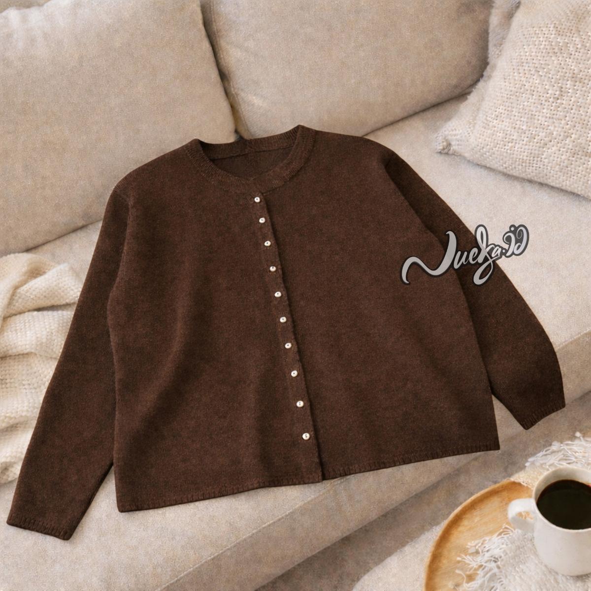 NUEKA - Callra Cardigan Rajut Wanita Atasan Cardi Knitwear Button Limited