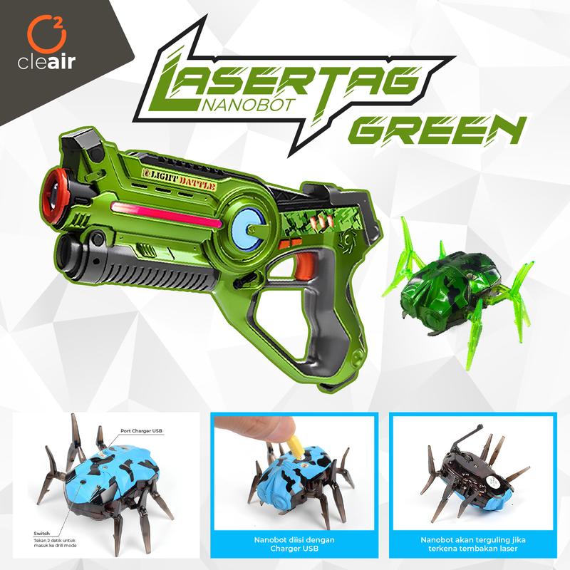 ADF - LASER TAG MAINAN ANAK ROBOT KUMBANG BERSUARA 3