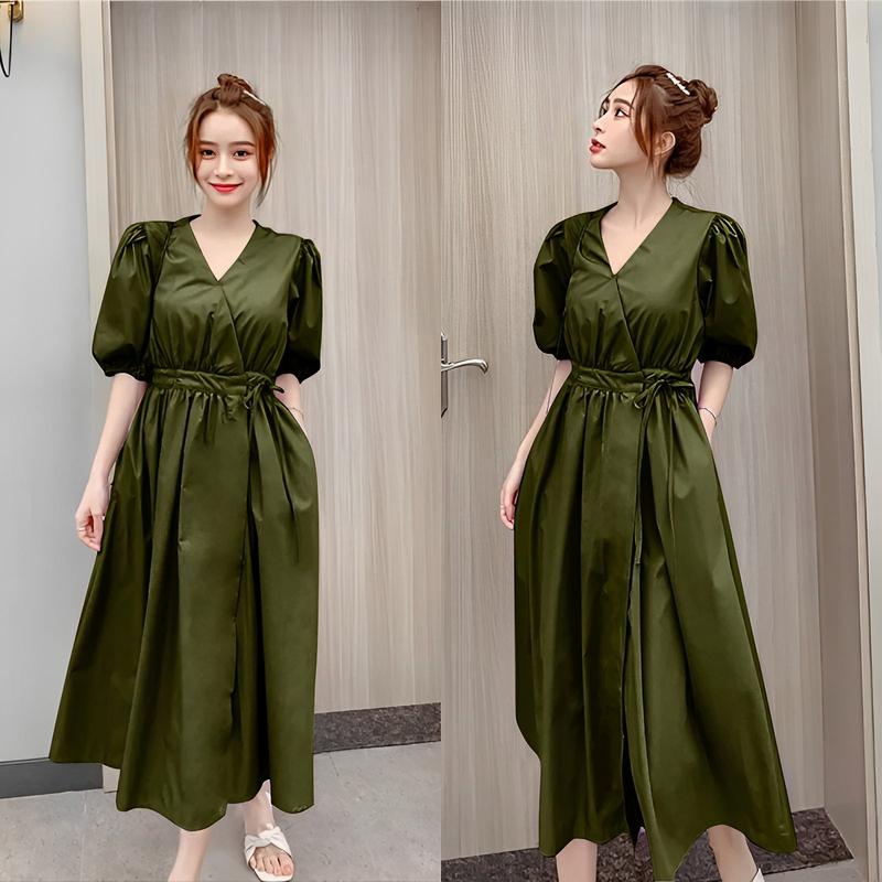 RO Dress Miyuki Big Size XXXL Ld 100 - 120 cm P 120 cm B 308 gr Mosscrepe Viscose #4210 1