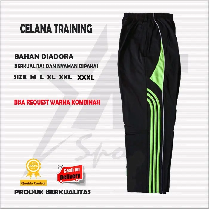 Celana Training Panjang Standar Jumbo Olahraga Pria Wanita - Sport 5