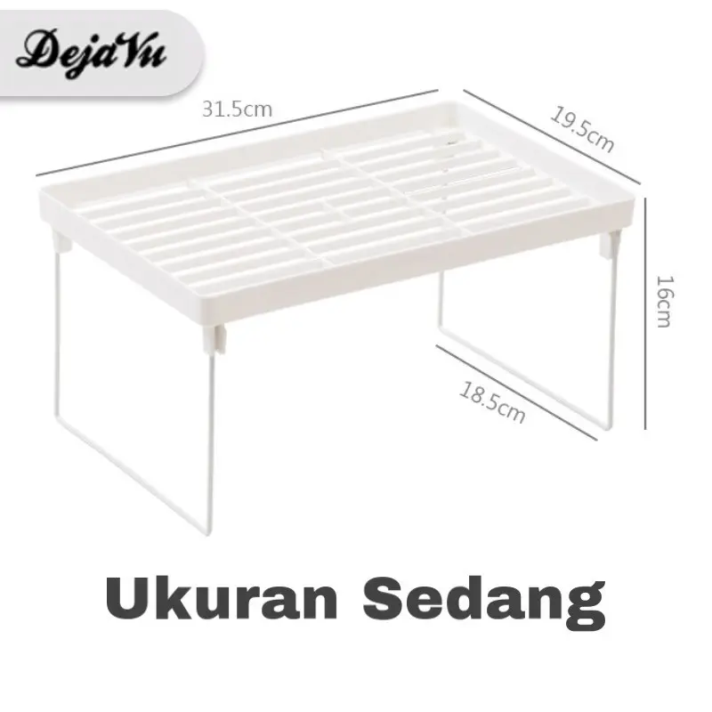 Dejavu Rak Organizer Stationery Rak Penyimpanan Desktop Lipat Storage ATK Buku Meja Kantor HRM311 5