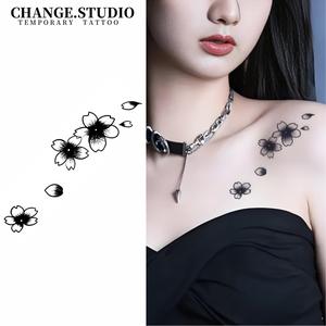 Hình Xăm Tạm Thời, Thiết Kế Cánh Hoa Phân Bổ, Không Thấm Nước, Không Lo Bị Ma Sát, Miếng Dán Hình Xăm, Hình Xăm Tạm Thời, Kéo Dài Trong 15 Ngày