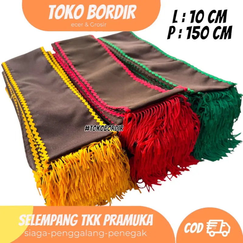 Selendang TKK Pramuka / Selempang Tetampan Tkk Pramuka ( Lengkap ) 1