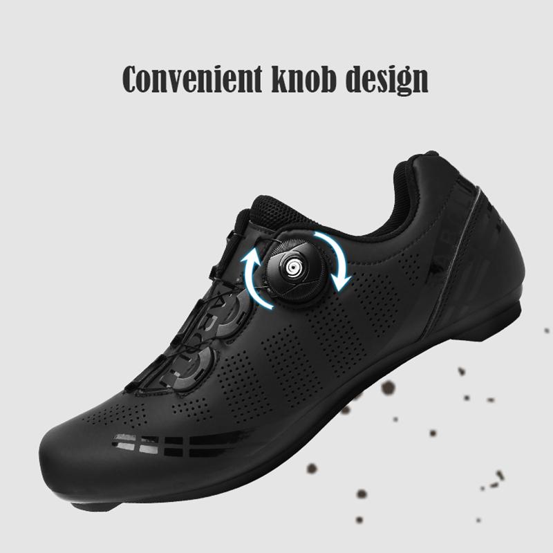 COD Ultralight Carbon Fiber Cycling Shoes Cleats Shoes Non-slip Road Bike Shoes Breathable Self-Locking Pro Racing Bicycle Shoes Cleat Shoes 3