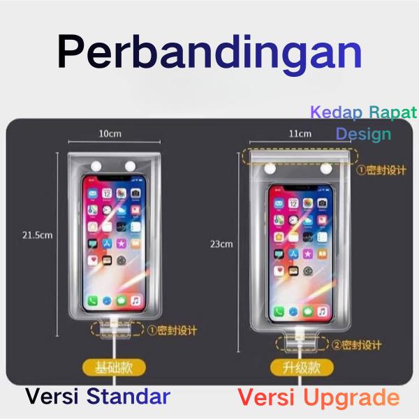 Tempat HP Buat Renang Kedap Air Desain Tahan Hujan Wajib Bagi Orang Indonesia Outdoor Tas Pelindung Anti Air untuk iPhone floaters inflatable swimming