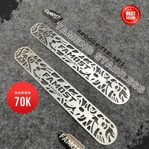 Tameng stainless, tameng knalpot stainless, tameng knalpot laser, tameng knalpot catting, tameng knalpot airblade Motorcycle