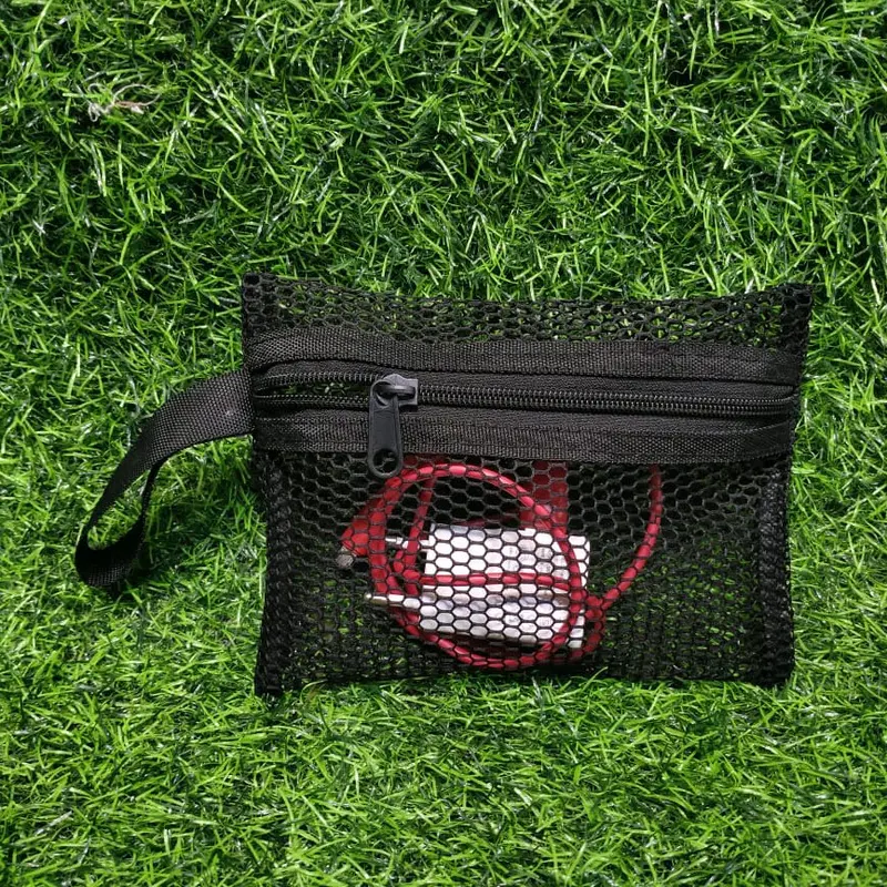 Dompet  Wanita Jaring Multifungsi untuk Make Up Dan Alat Tulis sling ritsleting tas rias 3