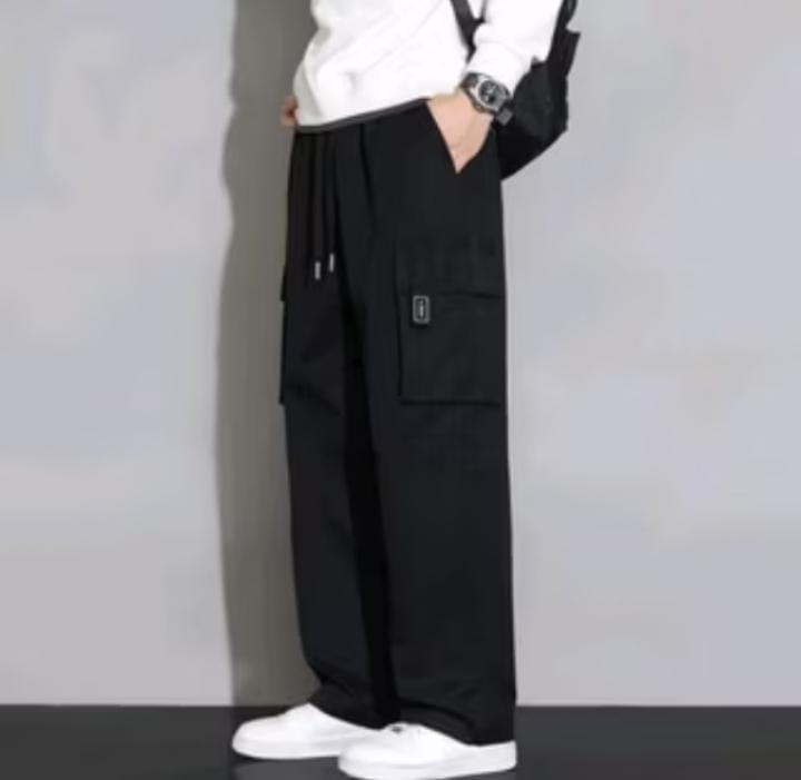 Celana Cargo Panjang Pria Korean Style Oversize Baggy Pants Pria Celana Trening Pria Big Size Celana Pria Loose 1