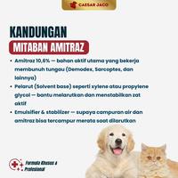 Gambar Amitraz Kutu Kulit Scabies Demodeks Jamur Anjing Kucing - Amitraz dari Caesar JacO Kota Administrasi Jakarta Barat 4 Tokopedia