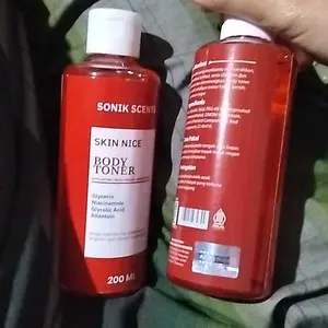 [ SONIK SCENTS SKIN NICE ] BODY TONER MERAH 200 ML Glycerin, Niacinamide, Glycolic Acid, allantoin