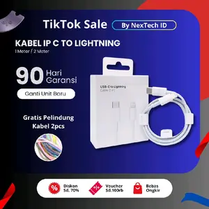 Kabel Data Charger Original For iPhone Fast Charging Type USB C to Lightning Ori Cable