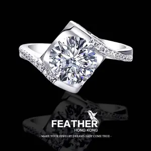 FEATHER HONGKONG - ( FREE SIZE ) - KUALITAS TINGGI CUSTOM SENDIRI - CINCIN WANITA Rings