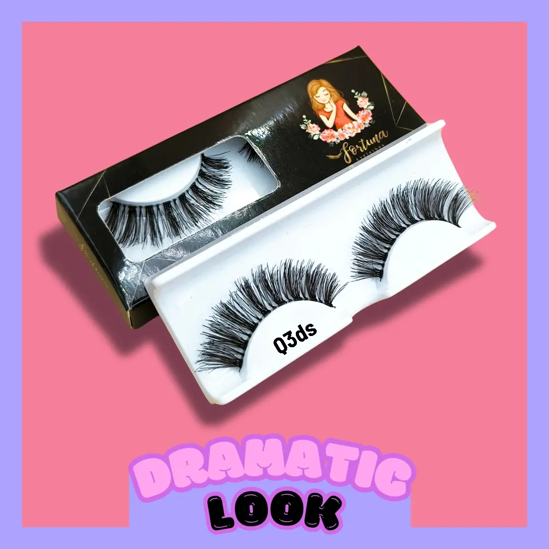Bulu Mata Palsu 3 Dimensi Tebal Lentik Kode Q3Ds Eyelash
