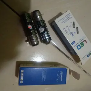 【BISA COD】 Cocok untuk semua jenis Motor dan Motorcycle, lampu utama LED tipe H6 Laser dua warna. Kualitas terjamin, cahaya sangat terang dengan sistem sinar Hi Lo yang jelas.