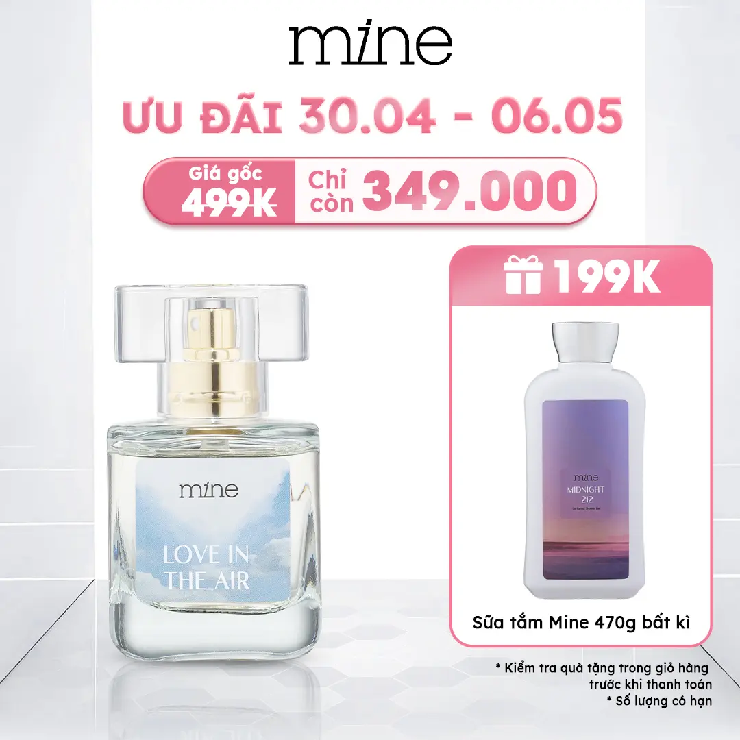 Nước hoa Mine Là Em Vì Em Hương Thơm Ngọt Ngào Tinh Tế, Quyến Rũ, Trẻ Trung, Lưu Hương Lâu