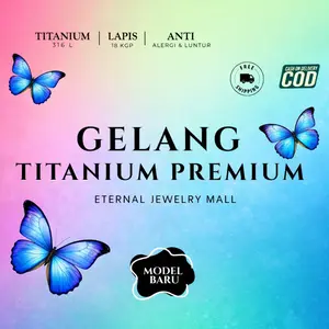 101-196  Fashion Gelang Titanium Korean Style Wanita