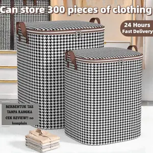 Storage Bag Jumbo Baru Keranjang Baju mainan anak TEMPAT PENYIMPANAN SELIMUT BED COVER Pakaian Jamur