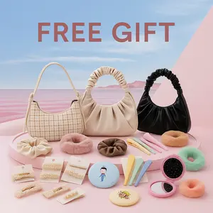Kaluna Outfit Free Gift Spesial Setiap Pembelian (Cermin Kecil / Pouch Serut / Scrunchie / Jepit Mutiara / Belt / Shoulder Bag) Hadiah