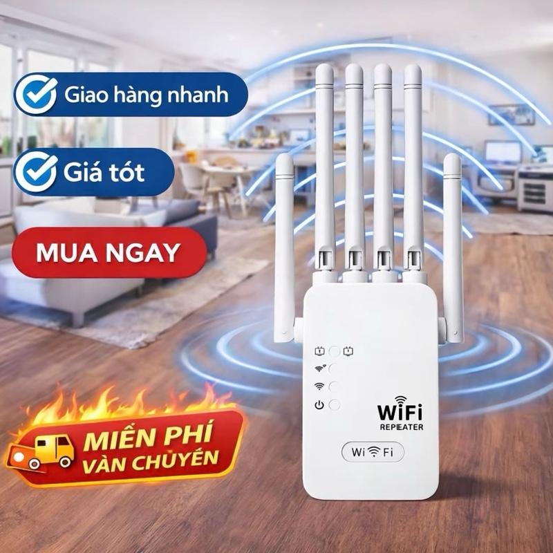 Bộ mở rộng sóng wifi 6 1200mbps râu tốc độ phù hợp với gia đình và văn phòng…