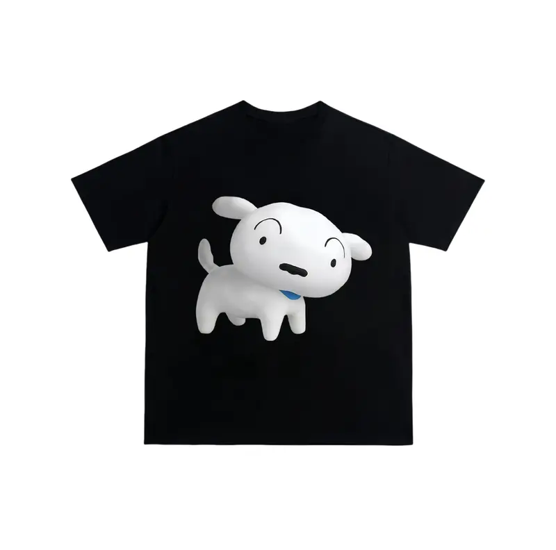 Baju Distro Streetwear Fashion Street Pria dan Wanita Hitam Katun Lembut Berkualitas Tinggi 7