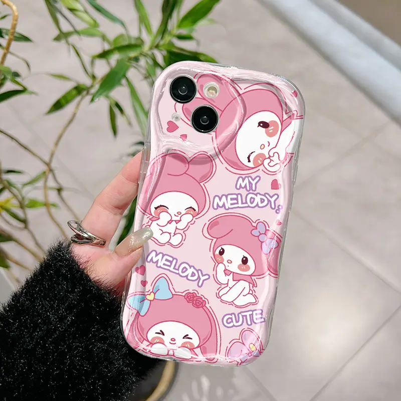 Casing Hp Samsung Galaxy A04 A04E M04 F04 Case Kuromi dan Melody bermotif Casing HP Kembar indah Kesing pelindung Silikon Softcase Netflix Baru Cases 5