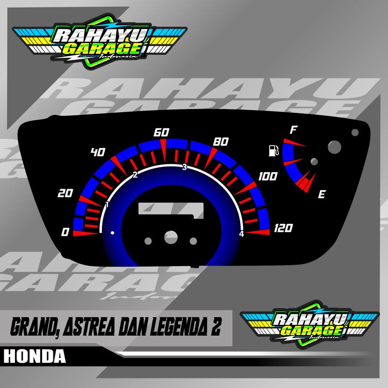 PAPAN SPEEDOMETER CUSTOM HONDA GRAND, ASTREA DAN LEGENDA 2 0