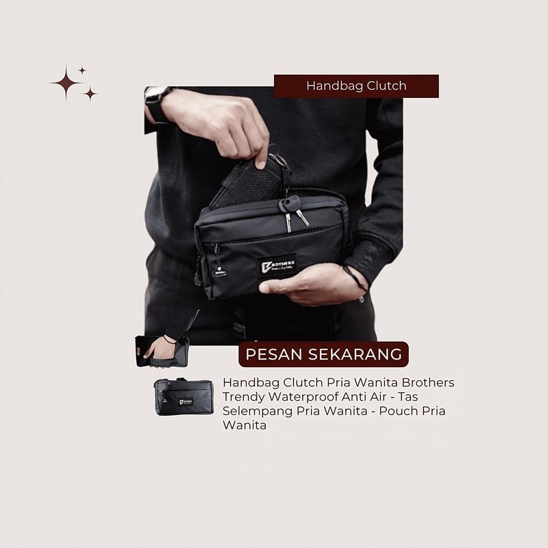 Product Introduction of Handbag Clutch Pria Wanita Trendy Waterproof Anti Air 2