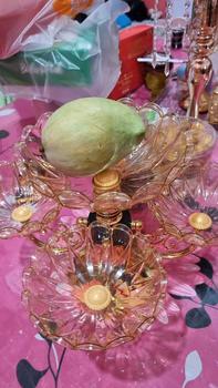 COD] SK C1007 Ornamental Fruit Plate Piring Saji Bisa Putar - Shop ...
