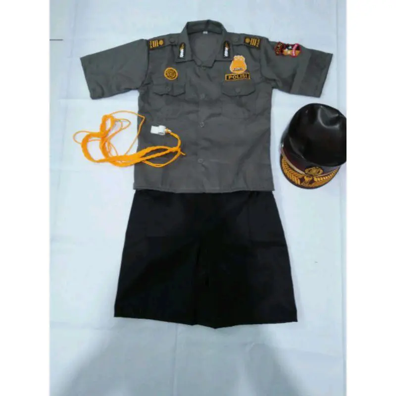 Baju Seragam Pocil Sabhara Terbaru Baju seragam Polisi TK/PAUD