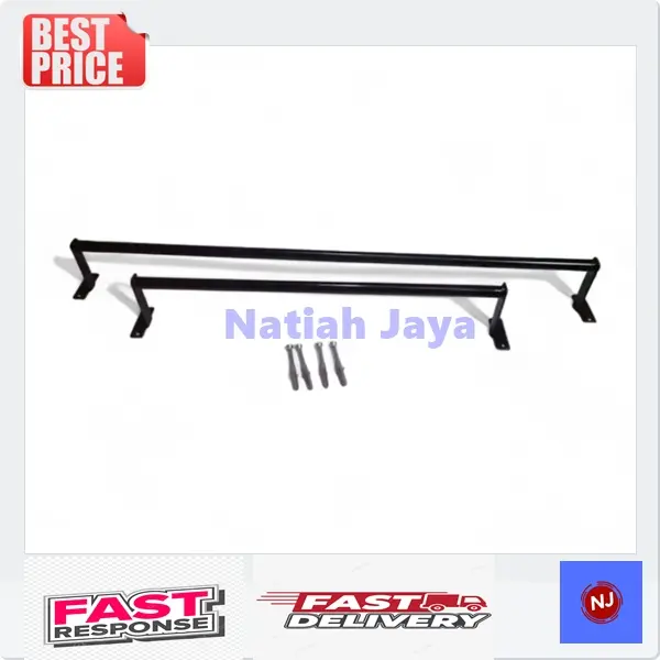 Gantungan Handuk Tempel dinding 1 susun Besi Aluminium No Warranty Hooks & Bars