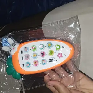 MAINAN EDUKASI PONSEL MUSIK BAYI DENGAN LAMPU MUSIK GIGITAN Plastik
