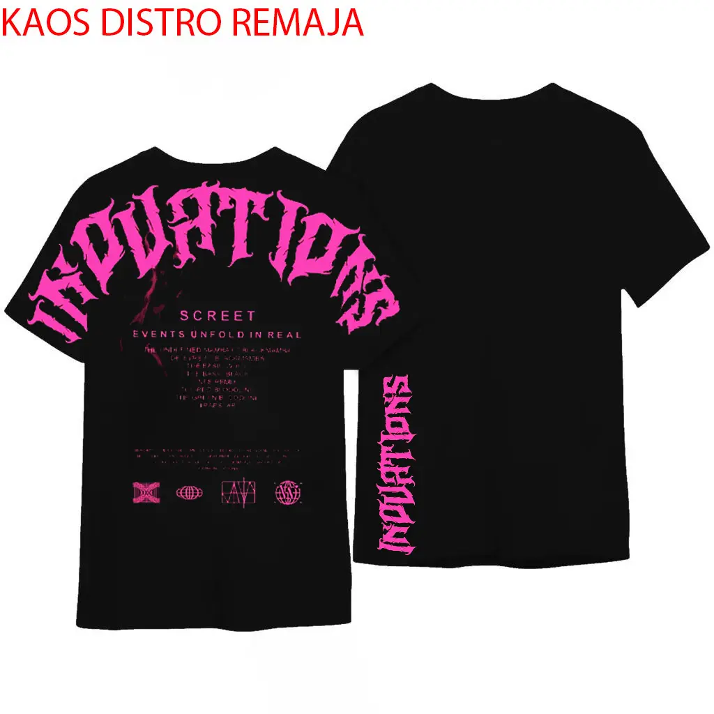 Baju Kaos Distro Anak Tanggung Tshirt Terbaru Kaos Anak Laki Laki Usia 11-17 Tahun Kaos Induations Hitam Katun Combed Kaos Anak Termurah Kaos Kece Anak 2025 Fashion