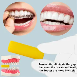 Box Aligner Gigi Pipih Set Chewis U Dental Aligner Hook Rata Invisalign Retainer