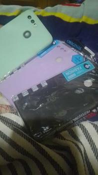 Product Review of BUNDLE 3 PCS SOFTCASE MACARON POLOS  FOR ALL TYPE HP Aksesoris Casing from Ⓜ**S 0