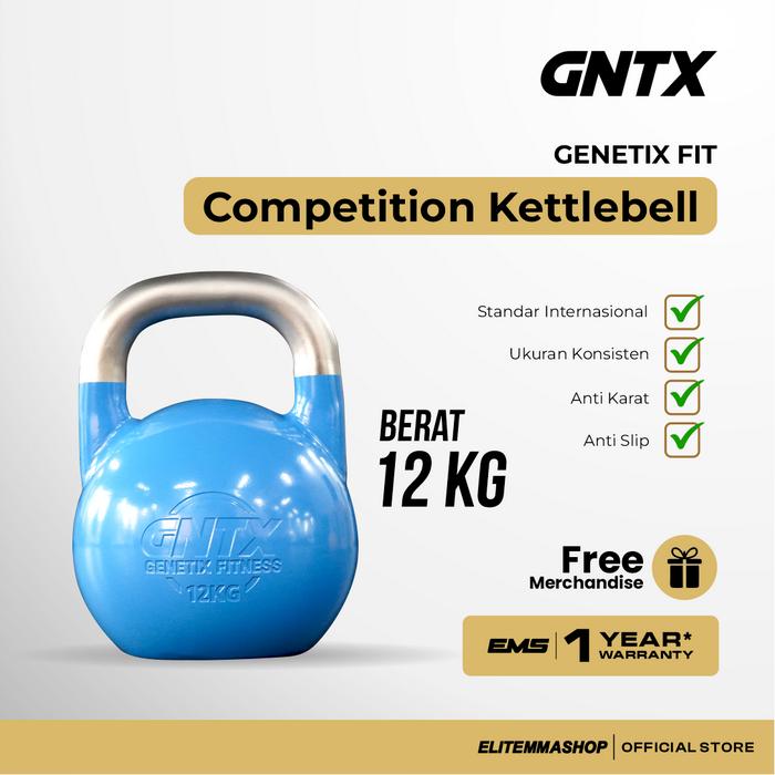 Gambar GENETIX FIT Competition Kettlebell 12KG dari ELITE MMA SHOP Kota Administrasi Jakarta Barat Tokopedia