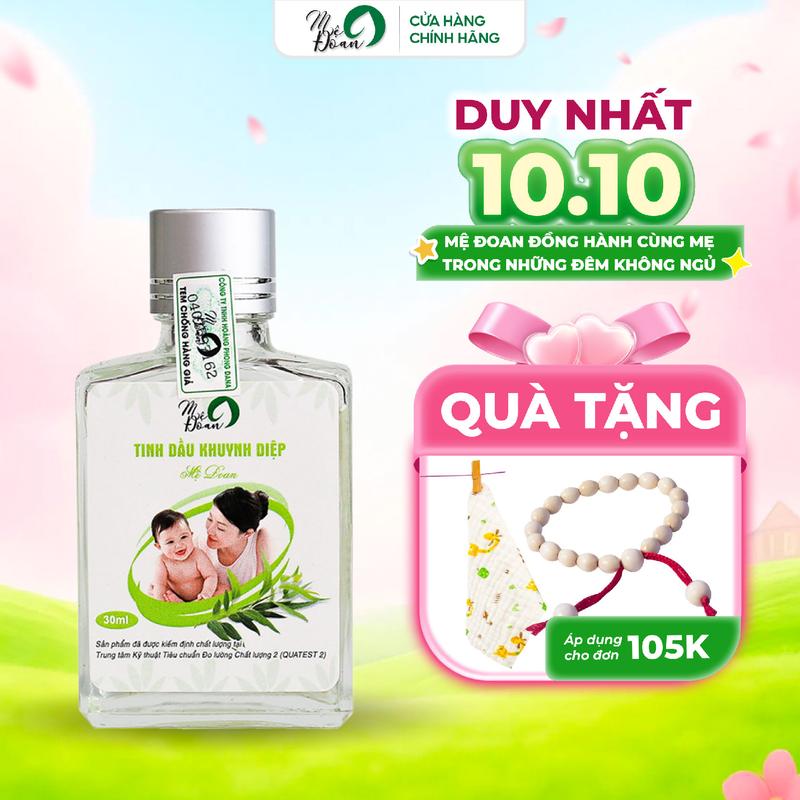 Tinh dầu khuynh diệp cho em bé Mệ Đoan giữ ấm phòng cảm lạnh giảm ho sổ mũi 30ml