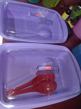Product Review of Wadah saji plastik tutup bening ukuran M dan L from A**A 1