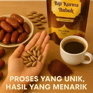 Kopi Kurma Bubuk Murni Renaco Minuman Kesehatan - 100% Asli  - Coffee, Food Serbuk