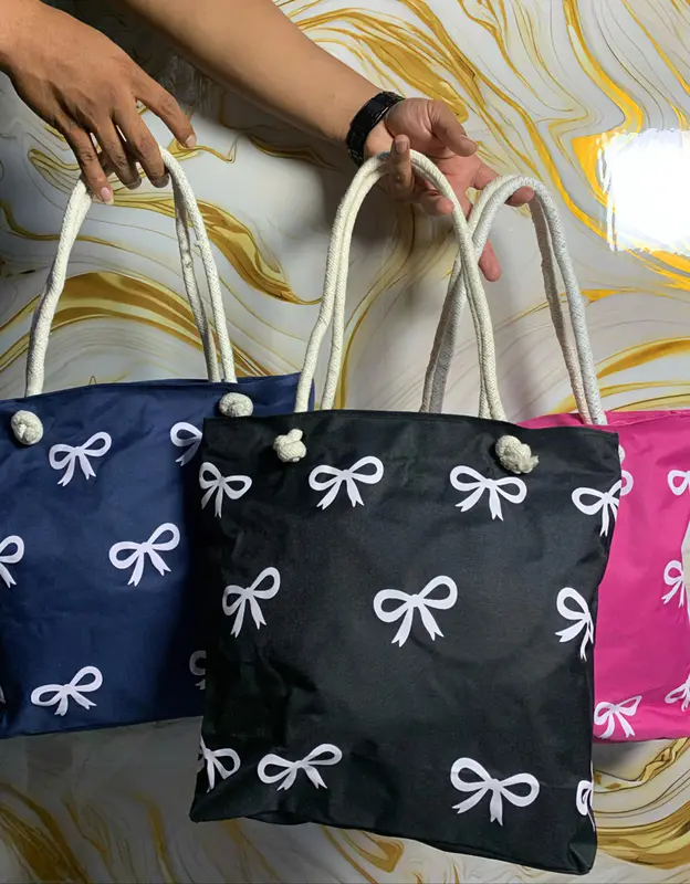 Tas Tote Multifungsi Terbaru dengan Tali Sumbu untuk Wanita - Totebag 1