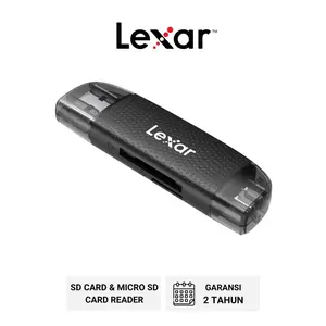 Lexar RW310 Dual Slot USB 3.2 A/C Card Reader SDcard / MicroSD
