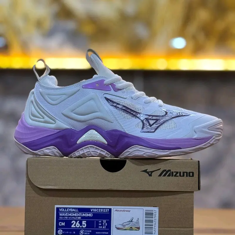 Sepatu Voli Mizuno Wave Momentum 3 Woman Bonus Tas Kaos Kaki 5