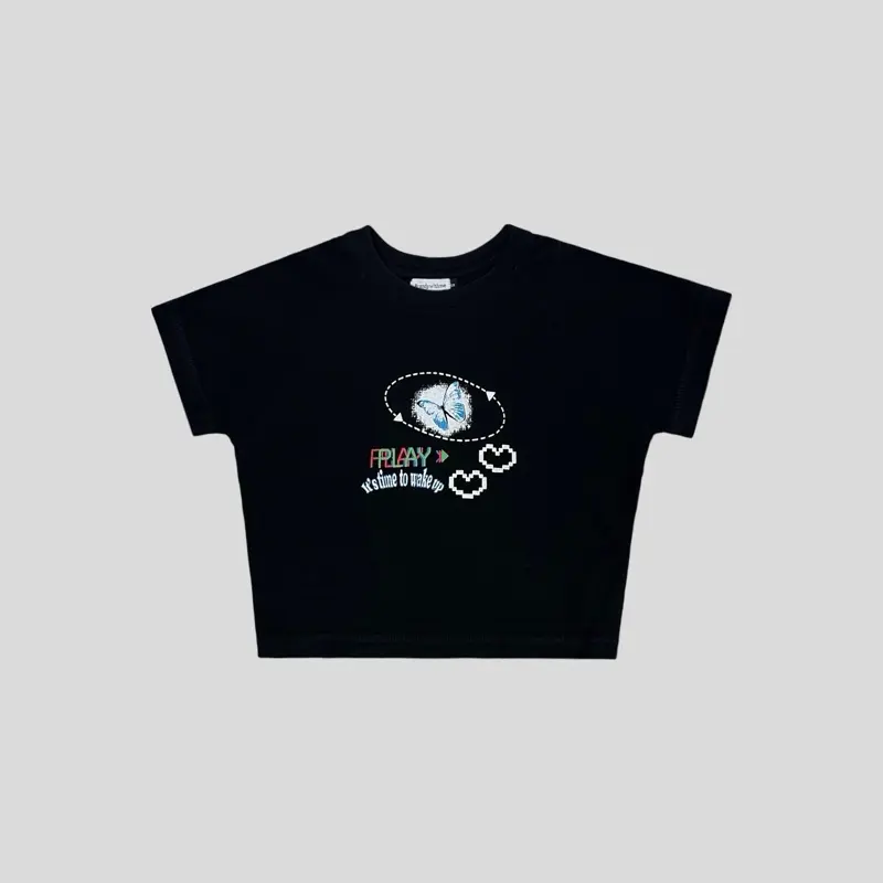 Brandywithme | Emeria Croptop - Croptee Slimfit Atasan Kaos Wanita vol.3