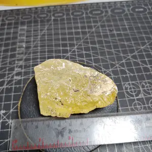 Natural Amber Kuning UV Reactive (4) Asli Batu Alam