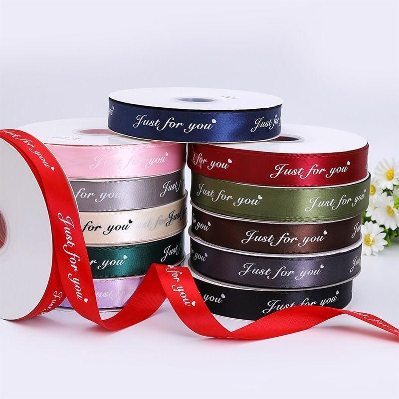 41 METER long 2.5cm Packaging Ribbons Just For You/chiffon ribbon ...