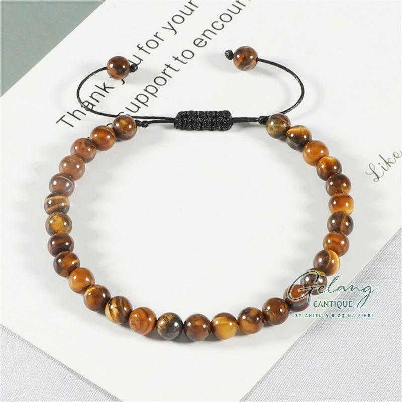 Gelang Batu Alam Tiger Eye Stone Tali Serut 4/6/8 mm, Gelang Chakra Kewibawaan Yoga Energi Positif, Gelang & Bangle Tangan, Natural Stone Bracelets, Tiger Eye Beads Model Harian Pria Wanita Gelang Batu Alam Tiger Eye Stone Tali Serut 4/6/8 mm, Gelang Chakra Kewibawaan Yoga Energi Positif, Gelang & Bangle Tangan, Natural Stone Bracelets, Tiger Eye Beads Model Harian Pria Wanita