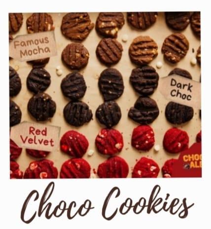 Choco Albab Dark Chocolate Cookies Single Packs 4