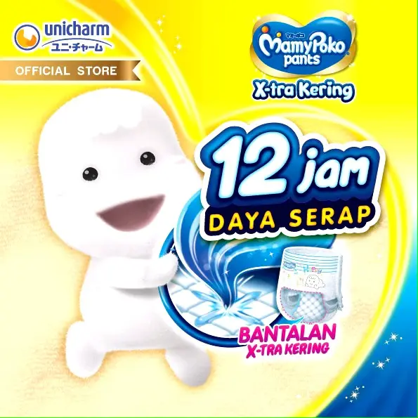 Mamypoko Pants X-tra Kering S-XXL Popok Celana Bayi - 2 Pack 3