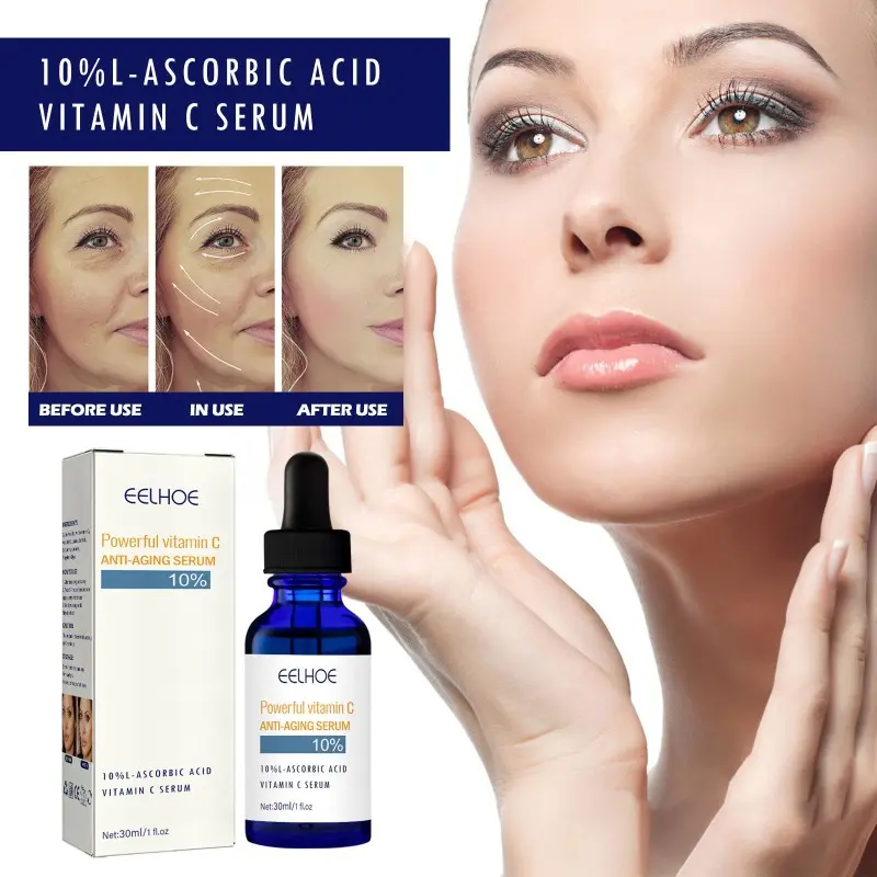 EELHOE-Tinh Chất Chống Lão Hóa Vitamin C, Dưỡng Ẩm Và Dưỡng Ẩm, Làm Sáng Nếp Nhăn, Nâng Đầu, Làm Săn Chắc Da